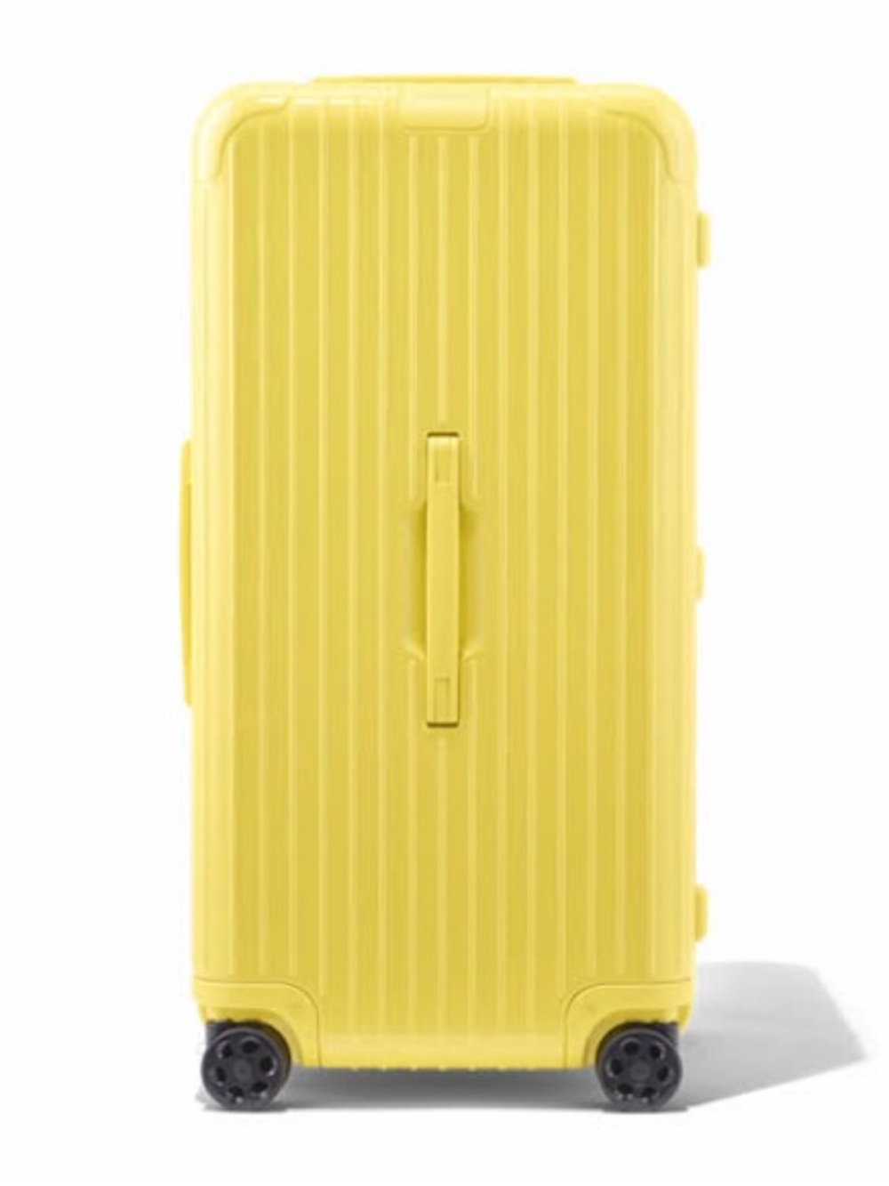 Rare sought after color 
Bright Yellow Hard-Shell Spinner Suitcase